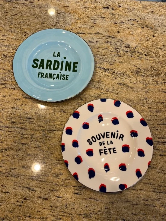 Clare V. for Anthropologie Maisonette Dessert Plates Set of 2 - Picture 2 of 8